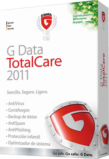 Antivirus G-data Total Care 2011  1pc